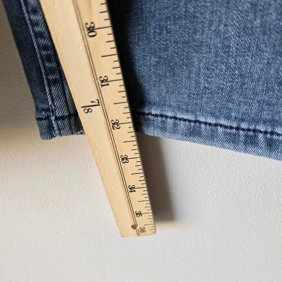 PAIGE Lennox Mens Jeans Medium Wash Straight Fit Transcended Denim Size 38